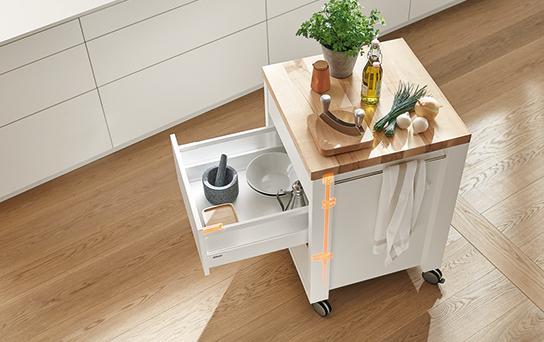 What determines the security of furniture locks?