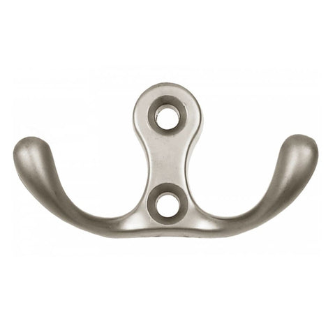 Satin Nickel Coat Hooks
