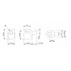 Glass Shelf Support Ø3/16 inch with a Suction Cup