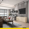 MIKEL - Chest of 6 Drawers and 3 Doors - Bedroom Dresser Storage Cabinet Sideboard - Sonoma Oak H29 1/2" W78 3/4" D13 3/4"