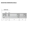 Soft-Close Undermount Slides (left and right), Full Extension - 10 inch