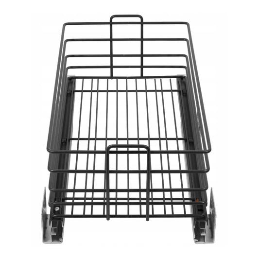 Pull Out Pantry Shelf Wire Basket Drawer EXCLUSIVE CARGO MULTI for 11-13/16 inch (300 mm) Cabinet - Gray/Graphite