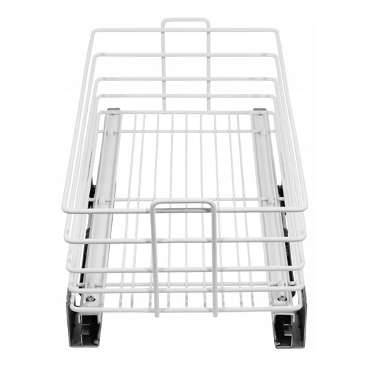 11-3/4 inch (300 mm) Cabinet Pull Out Shelf Basket EXCLUSIVE CARGO MULTI - White