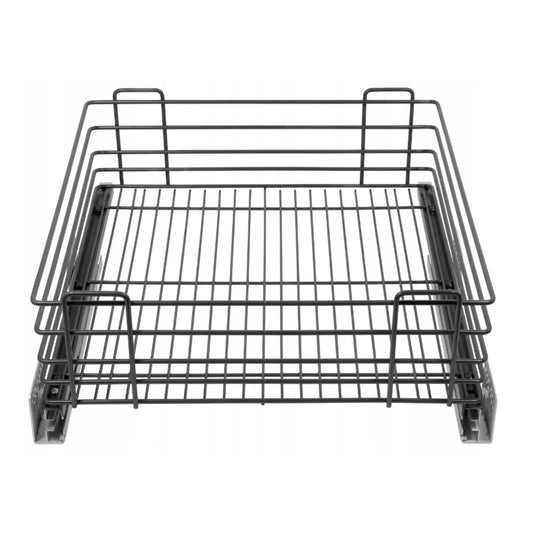 Pull Out Pantry Shelf Wire Basket EXCLUSIVE CARGO MULTI for 19-11/16 inch (500 mm) Cabinet - Gray/Graphite