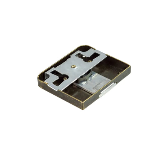 Cabinet & Drawer Lock 1-15/16 x 2-3/8 inch (49 x 60 mm) - Antique Gold
