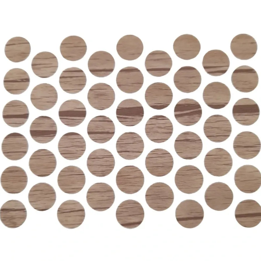 Self-Adhesive Screw Cover Caps - Light Antique 9/16 inch (14 mm)