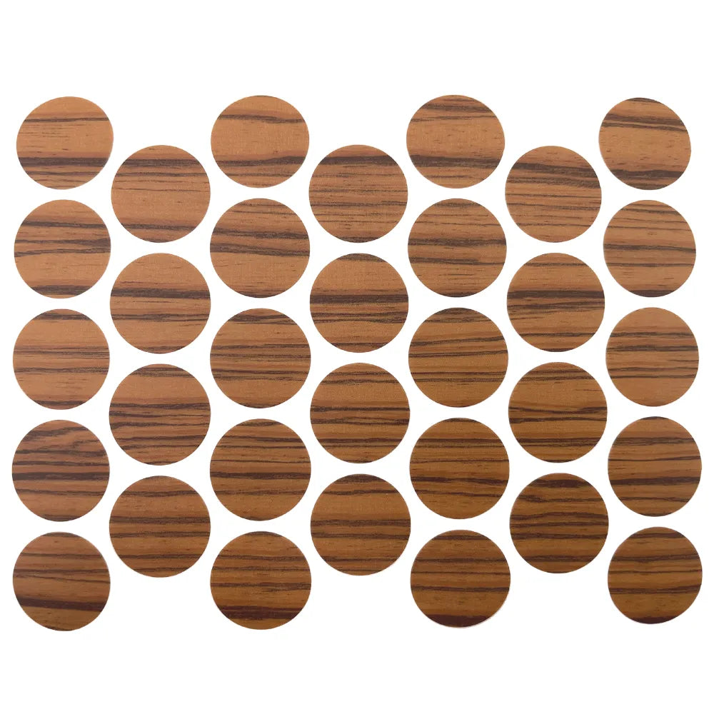 Self-Adhesive Screw Cover Caps - Olive 11/16 inch (18 mm)