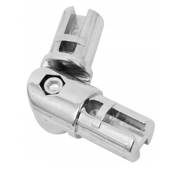 1 inch Pipe Hinge Connector, Chrome Furnica