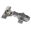110° Soft-Close Hinge, H0 Mounting Plate with EURO Screws and Covers, Overlay Doors