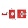 165° Soft-Close Hinge, H2 Mounting Plate with EURO Screws, Overlay Doors