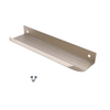 Edge Grip Round Profile Handle 5-1/16 inch (5-13/16 inch total length) - Brushed Steel 