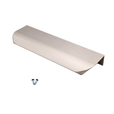 Edge Grip Round Profile Handle 5-1/16 inch (5-13/16 inch total length) - Brushed Steel 
