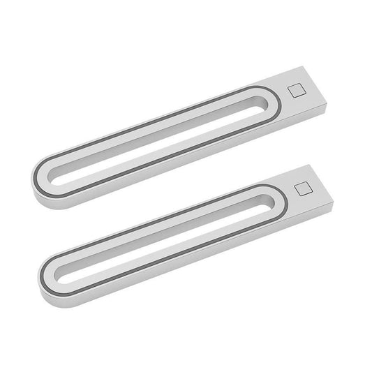 2 Bedroom LED Lamps with USB + Power Supply (F01) Furnica Aluminum EU