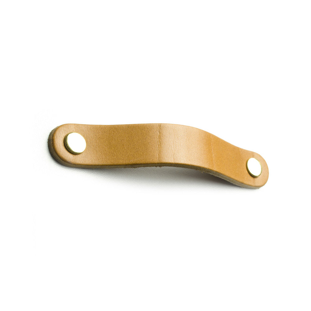 Leather handle rounded 96mm - 128mm