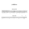 22 inch drawer slides ball bearing H45 (right and left side)