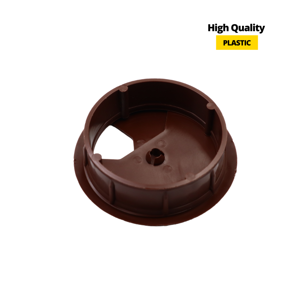 Plastic Desk Grommet 2-3/8 inch, Dark Brown