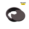 Plastic Desk Grommet 2-3/8 inch, Extra Dark Brown