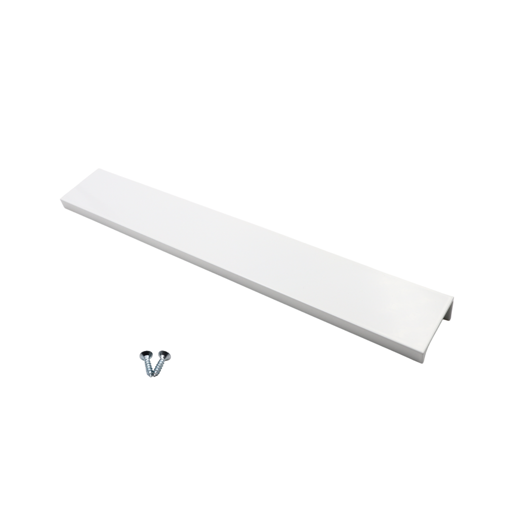 Edge Grip Profile Handle, White, HC 1-1/4, 3-3/4, 5-1/16 inch