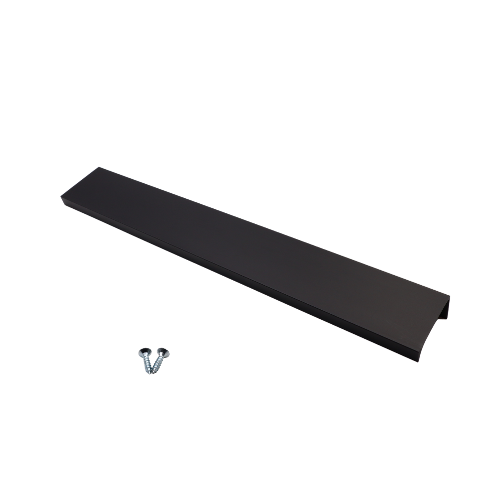 Edge Grip Profile Handle, Black, HC 1-1/4, 3-3/4, 5-1/16 inch