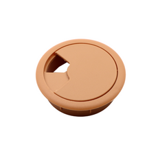 Plastic Desk Grommet 2-3/8 inch, Light Brown