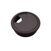 Plastic Desk Grommet 2-3/8 inch, Extra Dark Brown