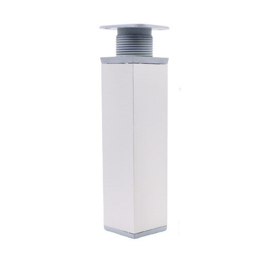 Square Furniture Leg 1-9/16 x 1-9/16 inch - H 5-7/8 inch Aluminum
