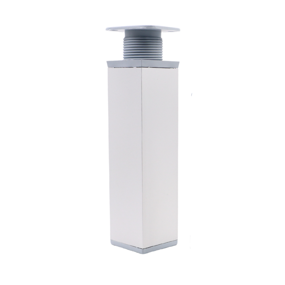 Square Furniture Leg 1-9/16 x 1-9/16 inch - H 5-7/8 inch Aluminum