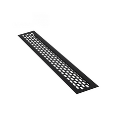 Aluminum Air Vent Grill 19-1/16x2-3/8 inch - Black