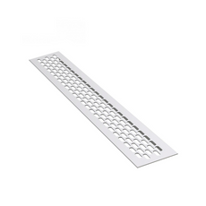 Aluminum Air Vent Grill 19-1/16x2-3/8 inch - Silver