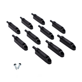 Furniture damper - Black - 10 pcs