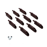 Furniture damper - Brown - 10 pcs