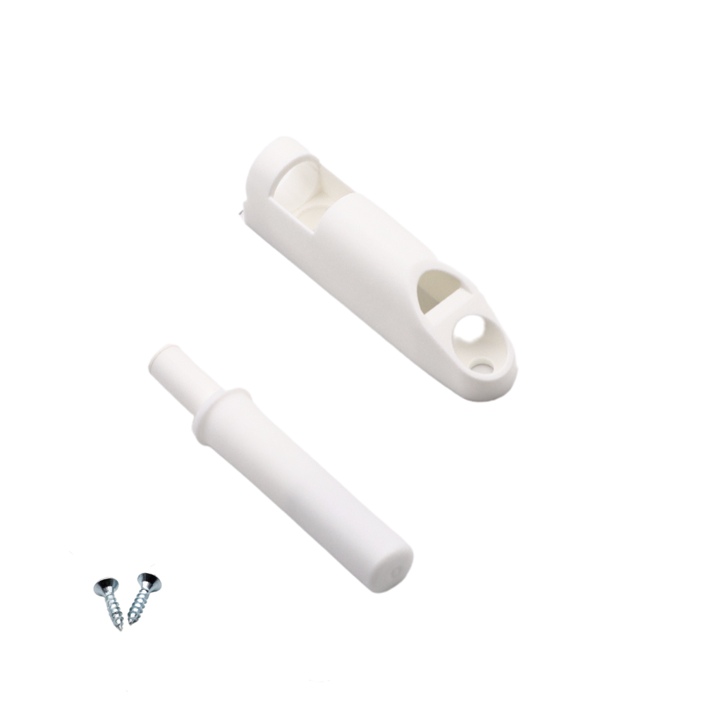 Furniture damper - White - 10 pcs