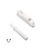 Soft-Close Cabinet Door Damper - White