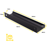 Edge Grip Profile Handle, Black, HC 1-1/4, 3-3/4, 5-1/16 inch