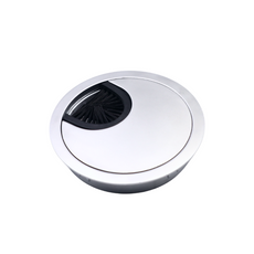 Metal Desk Grommet 2-3/8 inch - Silver