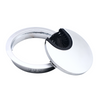 Metal Desk Grommet 2-3/8 inch - Silver