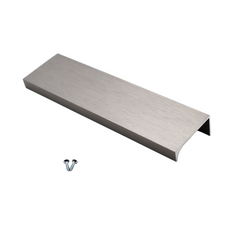 Edge Grip Profile Handle, Brushed Steel, HC 1-1/4, 3-3/4, 5-1/16 inch