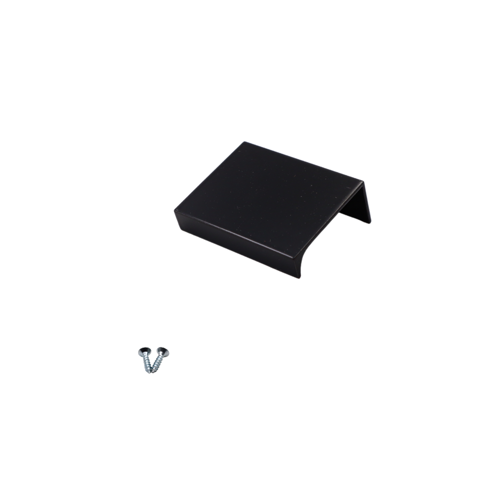 Edge Grip Profile Handle, Black, HC 1-1/4, 3-3/4, 5-1/16 inch