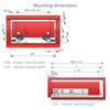 Soft-Close Undermount Slides (left and right), Full Extension - 10-5/8 inch