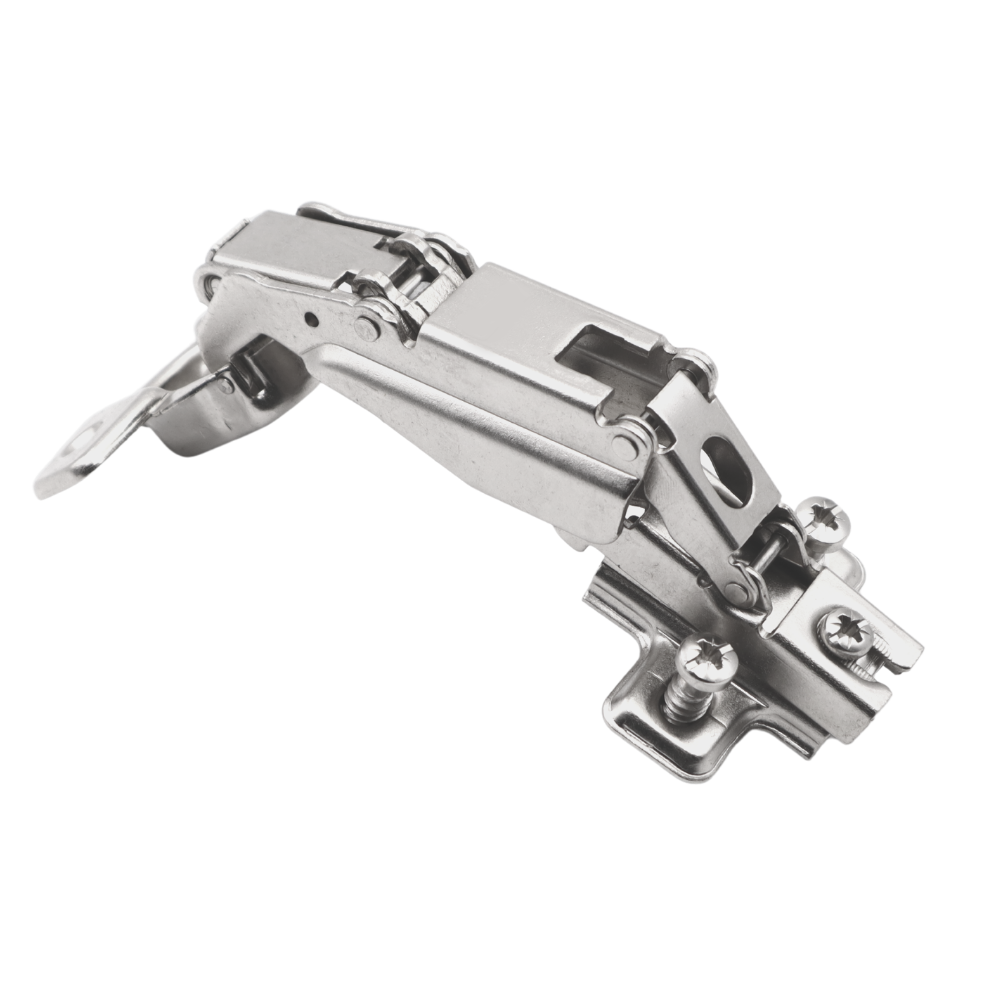 165º Hinge, H2 Mounting Plate with EURO Screws, Overlay Doors