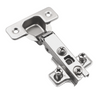 110° Hinge, H0 Mounting Plate with EURO Screws, Overlay Doors