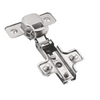 110° Hinge, H0 Mounting Plate with EURO Screws, Overlay Doors