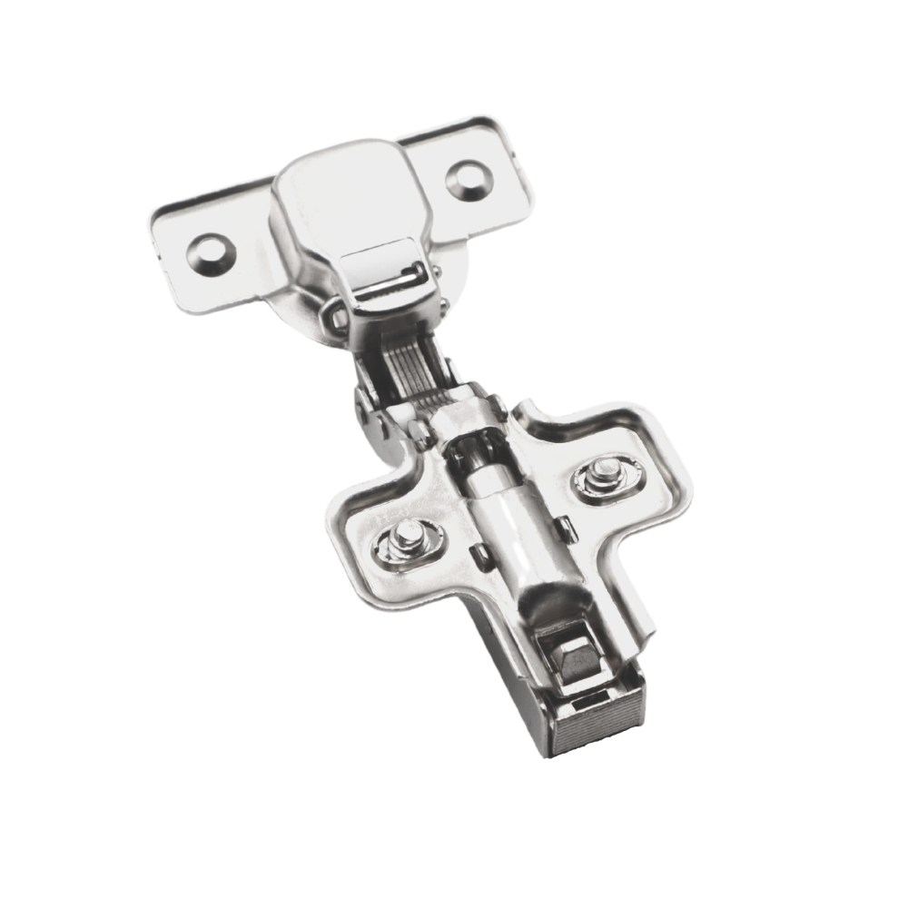 Soft-Close Hinge, H0 Mounting Plate with EURO Screws, Twin Doors