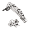 165° Soft-Close Hinge, H2 Mounting Plate with EURO Screws, Overlay Doors