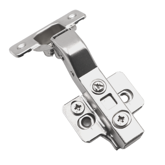 +30º Soft-Close Hinge, H2 Mounting Plate with EURO Screws, Angled Doors