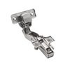 +45º Soft-Close Hinge, H2 Mounting Plate with EURO Screws, Angled Doors