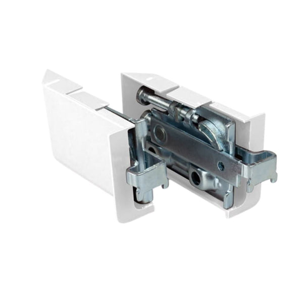 Adjustable cabinet bracket, L+R - 3D Premium - White - Furnica