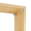 Cabinet corner braces plastic - Cream 200pcs