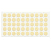 Cabinet door bumper - self-adhesive - 3/8 inch Beige - 50pcs