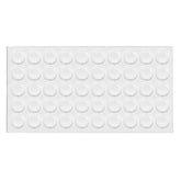 Cabinet door bumper - self-adhesive silicon 3/8x1/16 inch - 50pcs